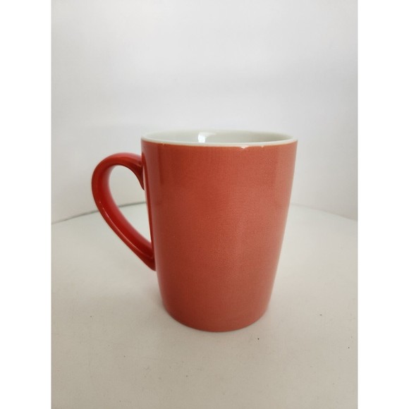 Starbucks 2021 Orange Peach Ombre 10oz Coffee Mug Green Mermaid Logo - Picture 3 of 5